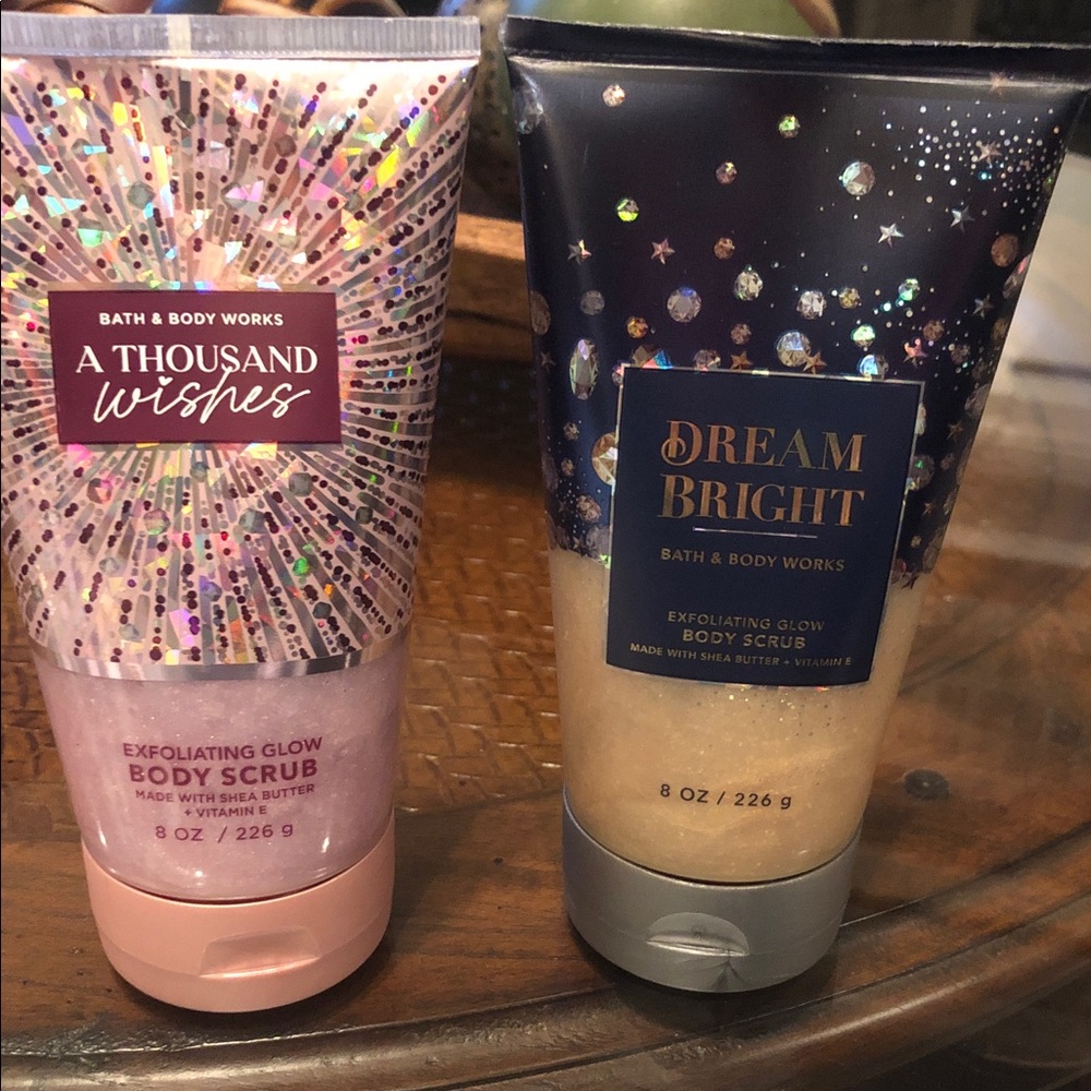 Bath & Body Works A Thousand Wishes Exfoliating Glow Body Scrub - Pink-set of 2